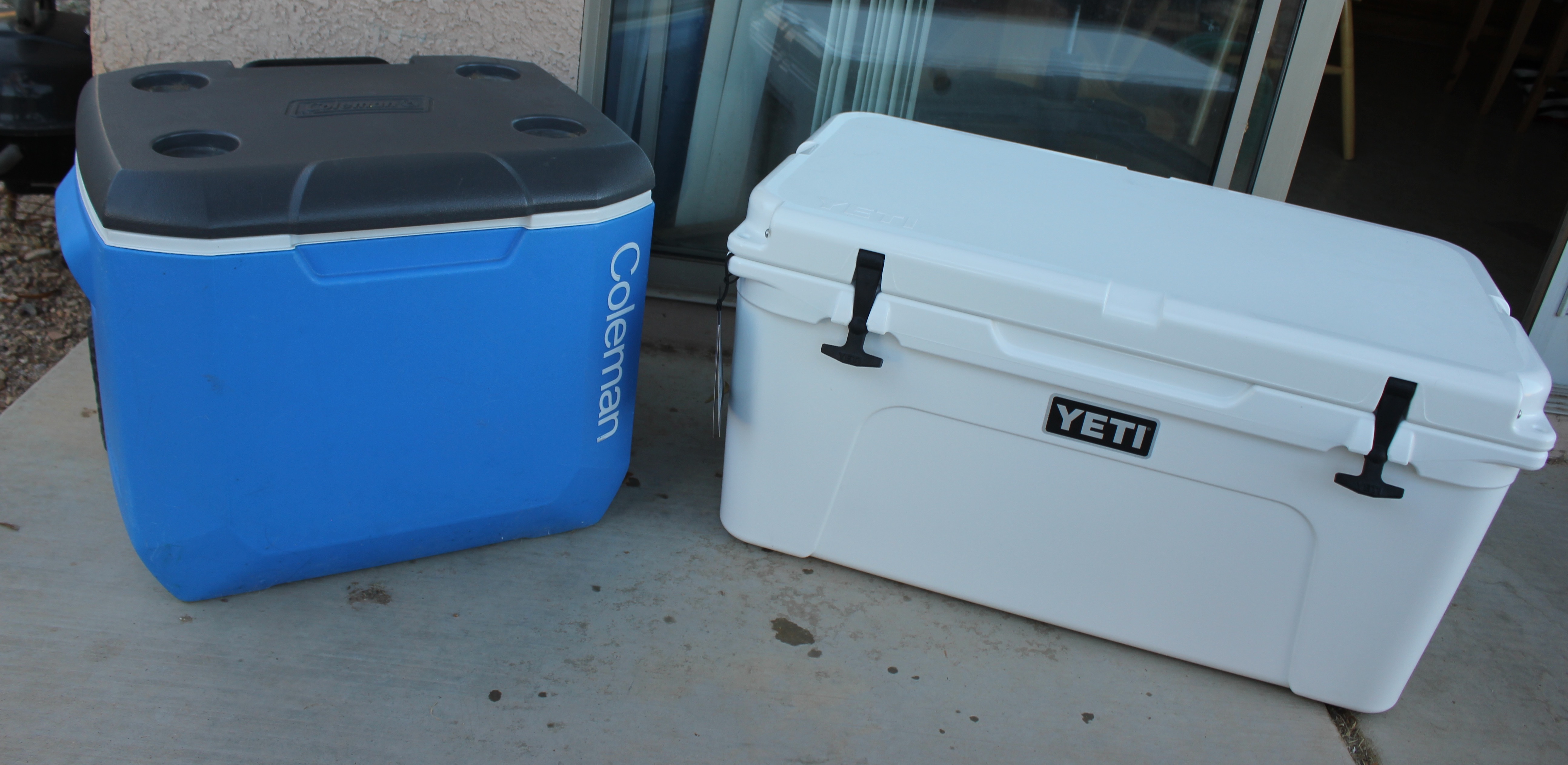 A Cooler Test Coleman vs. Ozark Trail vs. YETI The Road We ve
